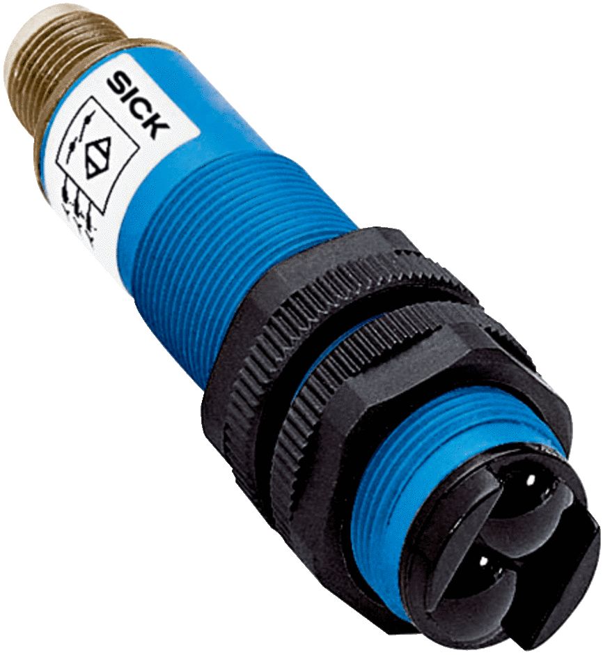 SICK Proximity Photoelectric Sensor, Cylindrical Sensor, 100 mm Detection Range | VTF18-4P1612