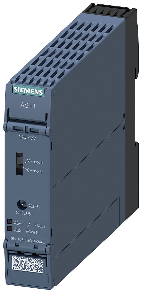Siemens AS-I SlimLine Compact Series I/O module for Use with Control Cabinet, Analogue | 3RK11070BG002AA2