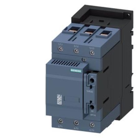 Siemens SIRIUS 3RT Size S3, 3RT26 Capacitor Contactor, 83-155 V AC/DC Coil, 3-Pole, 10 A, 2NC, 83 → 155 V ac/dc | 3RT26451NF35