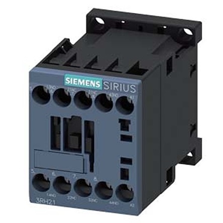 Siemens SIRIUS 3RH2 Contactor Relay, 277 V ac Coil, 4-Pole, 10 A, 2NO + 2NC, 690 V ac | 3RH2122-1AR60