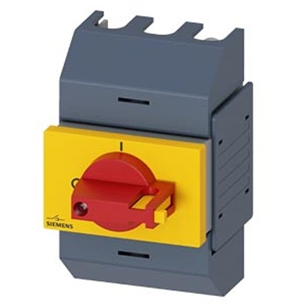 Siemens 3 Pole DIN Rail Switch Disconnector - 32A Maximum Current, 11kW Power Rating, IP10 | 3KD0233-2KG20-3