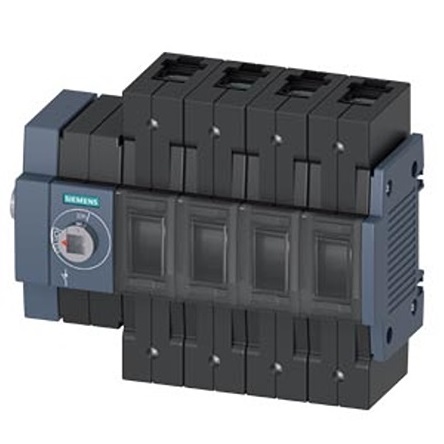 Siemens 4 Pole DIN Rail Switch Disconnector - 160A Maximum Current, 110kW Power Rating, IP20 | 3KD3444-2NE10-0