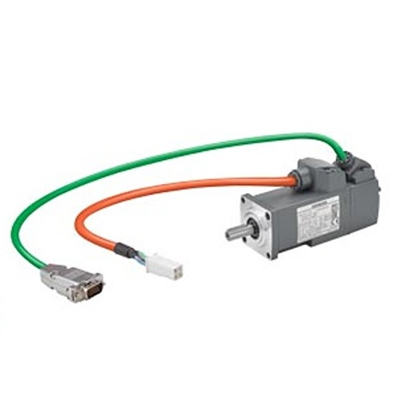 Siemens S-1FL6 Clockwise Synchronous Servo Motor, 0.05 kW, 230 V, Flange Mount Mounting | 1FL6022-2AF21-1MH1