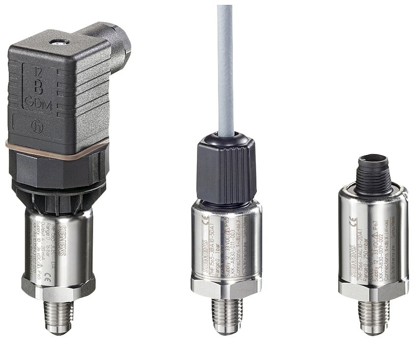 Siemens Pressure Sensor, 145psi Operating Max, 2-Pin, 25bar Overload Max | 7MF1565-3CA00-1AA1
