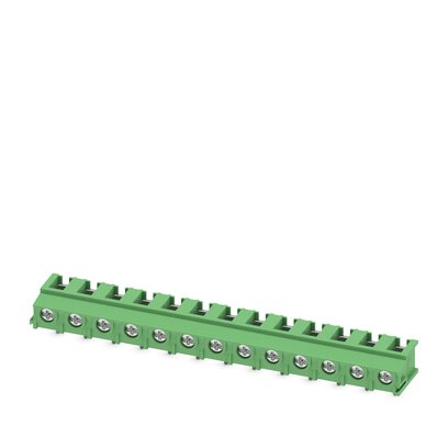 Phoenix Contact PT Series PCB Terminal Block, 13-Contact, 7.5mm Pitch, PCB Mount, 1-Row, Screw Termination | 1988066