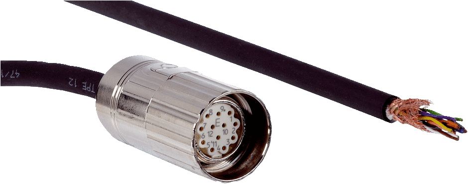 SICK Straight Female 12 way M23 to Unterminated Connector & Cable, 1.5m | DOL-2312-G1M5MA1