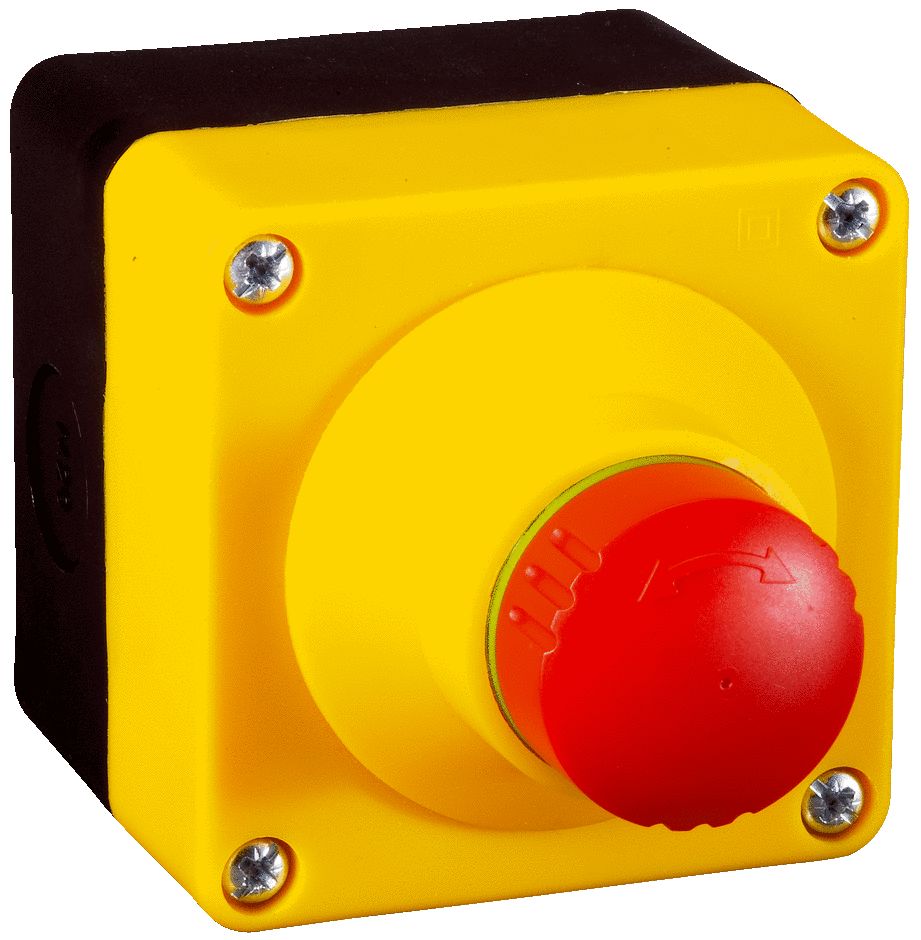 SICK ES21 Series Emergency Stop Push Button, Surface Mount, 1NO, 2NC, IP54 | ES21-SA11H1 / 6036751