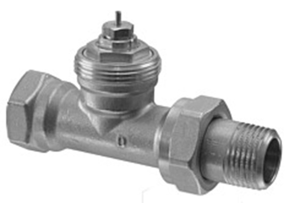 Siemens Nickel Plated Brass Manual Radiator Valve | VDN120 / BPZ:VDN120