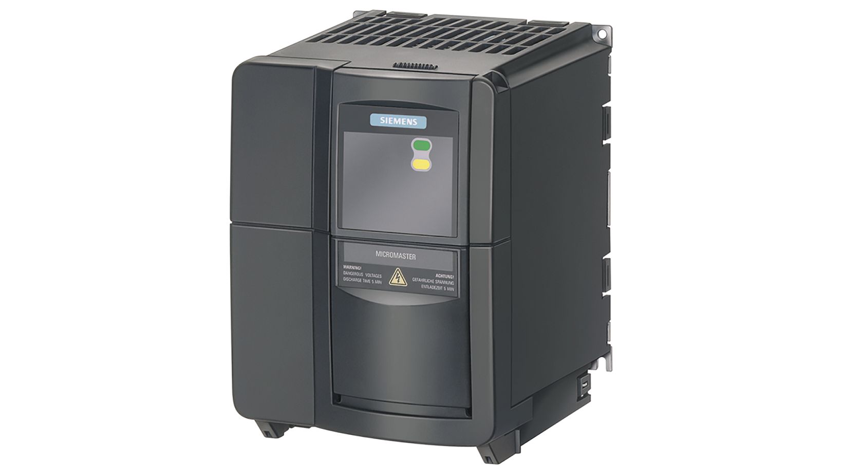 Siemens Inverter Drive, 3 kW, 3 Phase, 400 V ac, 10 A, MICROMASTER 440 Series | 6SE6440-2AD23-0BA1